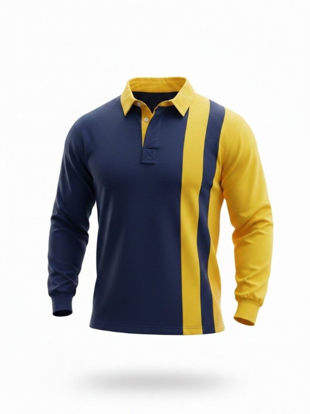 Canterbury of New Zealand Men's Vintage Colorblock Rugby Shirt Size XXL